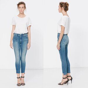 MOTHER Stunner Zip Ankle Step Fray in Good Girls Do Jeans Size 27
